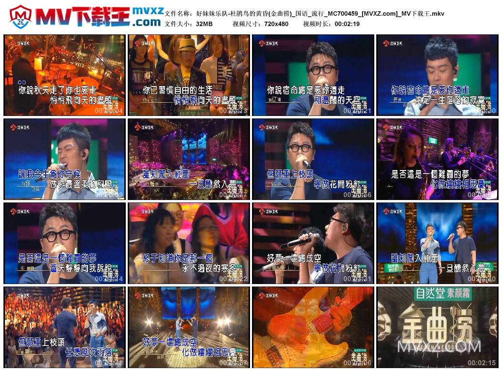 好妹妹乐队-杜鹃鸟的黄昏(金曲捞)_国语_流行_MC700459